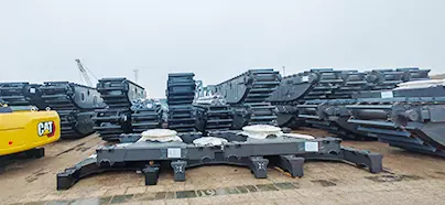excavator-pontoon-for-sale - Leader Dredger